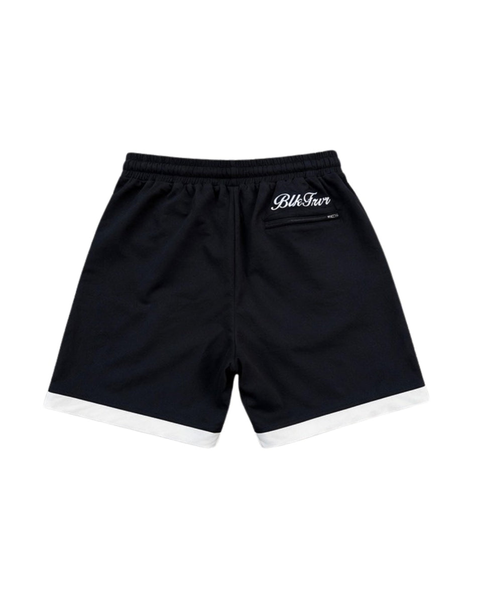Forever United Shorts - Black & Cream – BLK FRVR