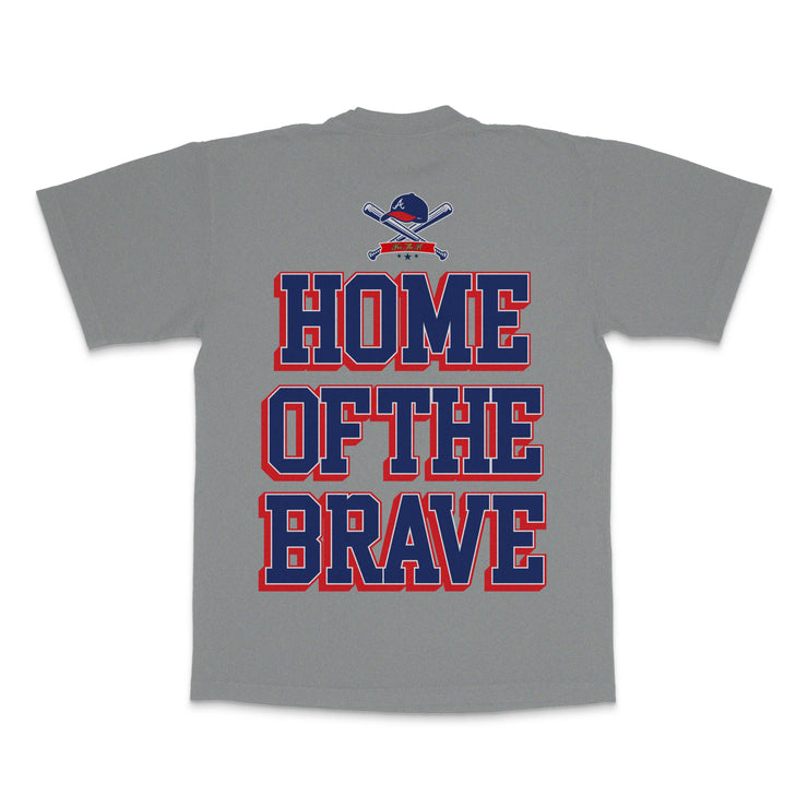 404 Braves Tee - Heather Grey