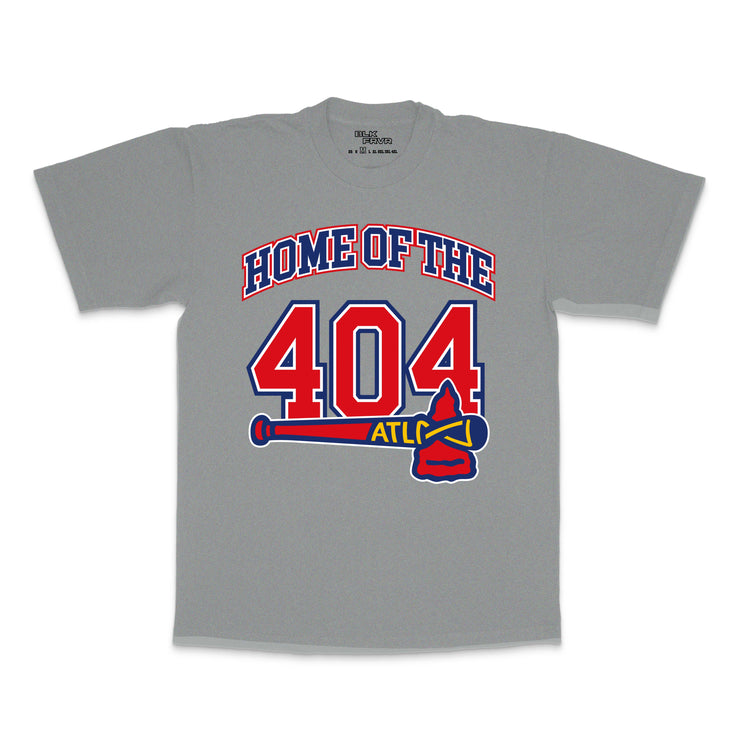 404 Braves Tee - Heather Grey