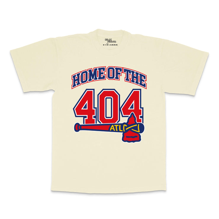404 Braves Tee - Cream