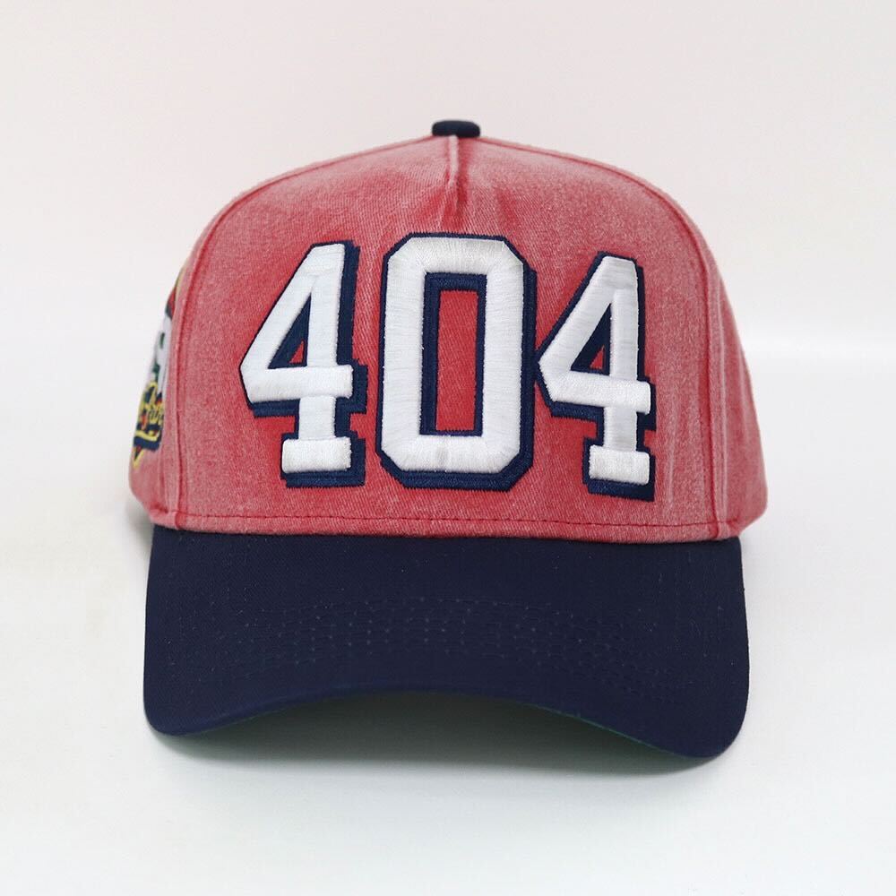 404 Signature Reverse Braves Vintage Hat – BLK FRVR