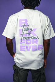 TTF ECRU/Lavender Tee