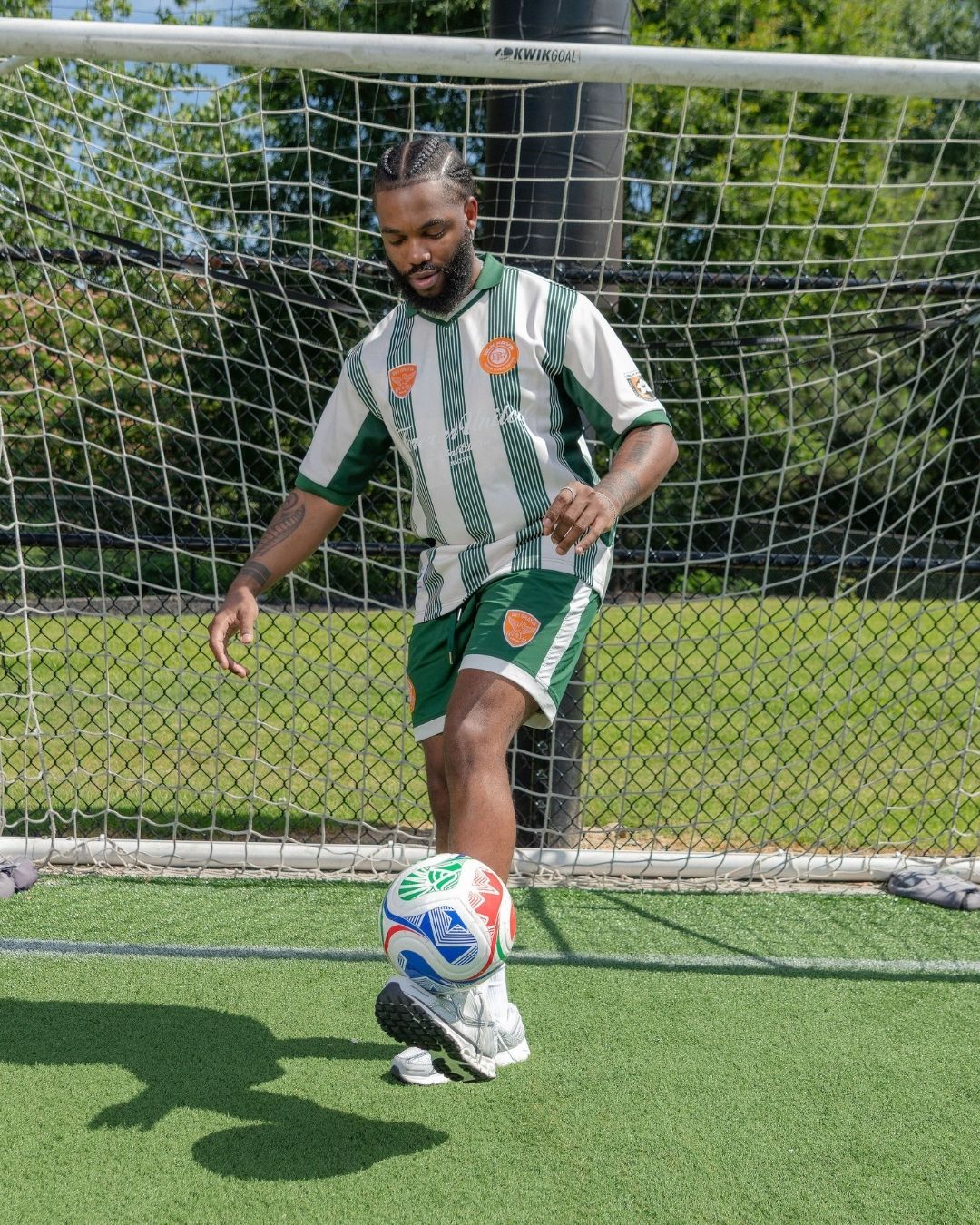 Forever United Soccer Jersey - Cream & Green – BLK FRVR