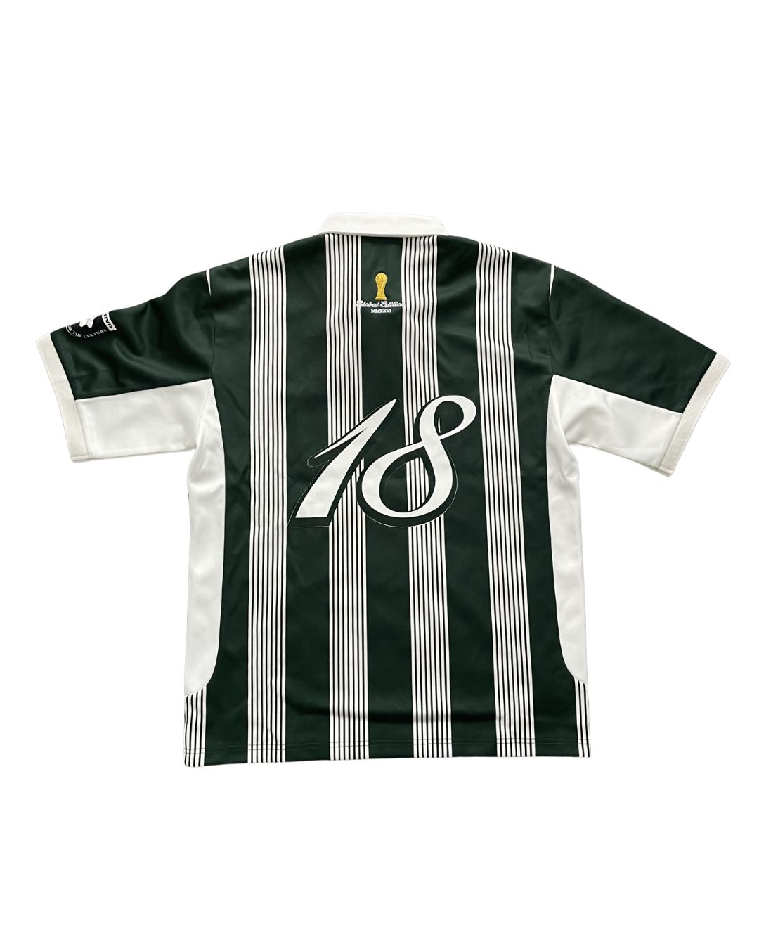 FIRULA サッカー ユニフォーム シャツ ブラック ホワイト GA Peach Global Edition Soccer Jersey – BLK FRVR