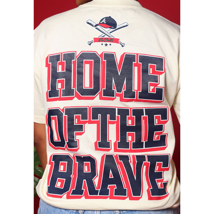 404 Braves Tee - Cream