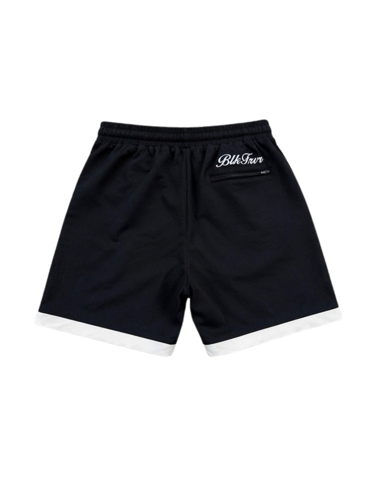 Forever United Shorts - Black & Cream – BLK FRVR