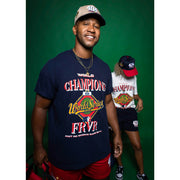 Navy World Champions FRVR Tee